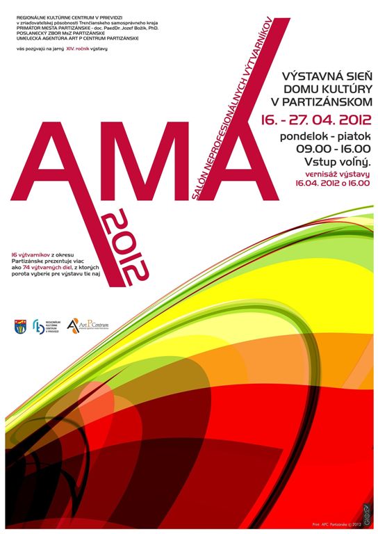 AMA 2012 Partizánske - plagát AMA 2012 Partizánske - plagát