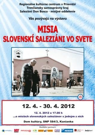 Misia - slovenskí saleziáni vo svete - plagát