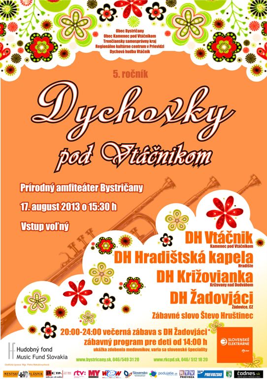 Dychovky pod Vtáčnikom - plagát