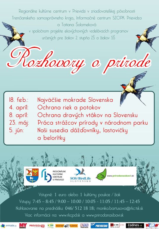 Rozhovory o prírode - plagát Rozhovory o prírode - plagát