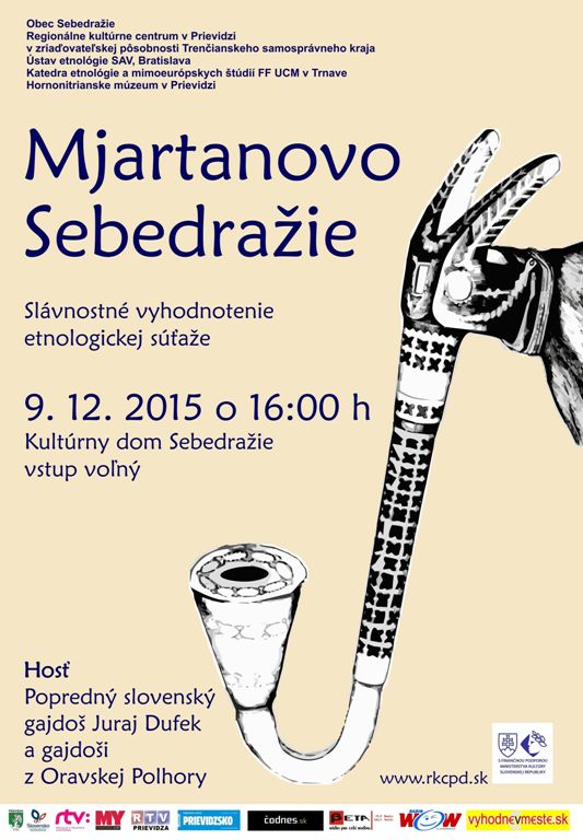 Mjartanovo Sebedražie - slávnostné vyhodnotenie - plagát 