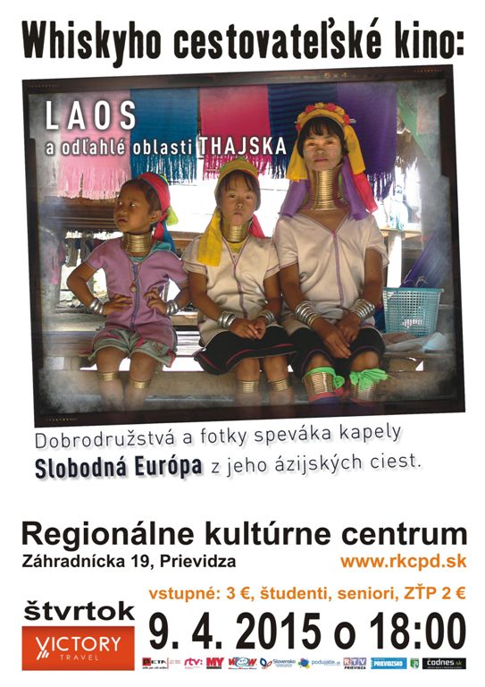 Whiskyho cestovateľské kino (Laos, Thajsko) - plagát