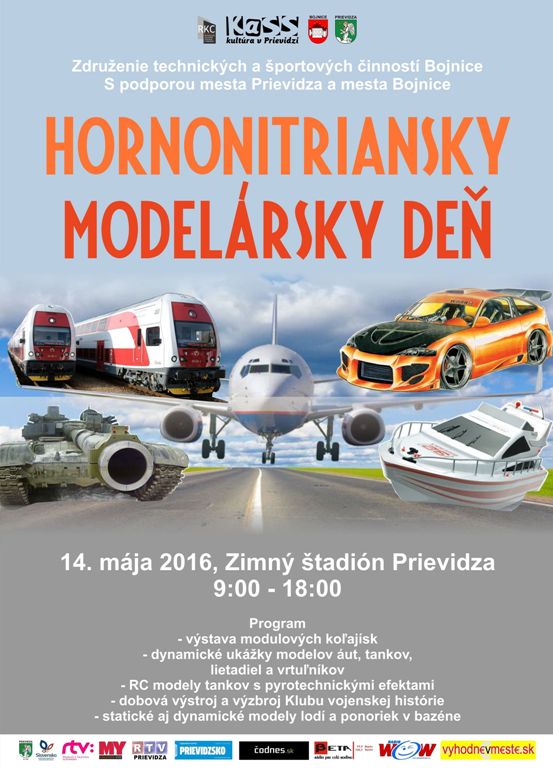Hornonitriansky modelársky deň - plagát