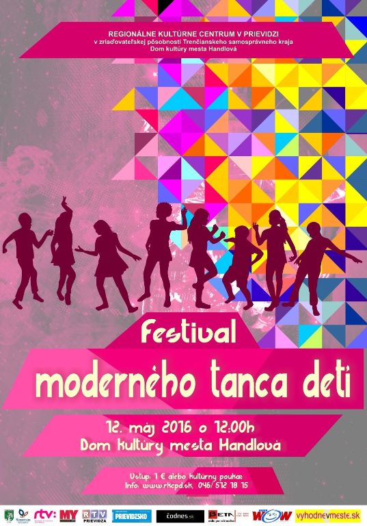 Festival moderného tanca detí - plagát