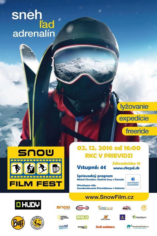 Snow film fest 2016 - plagát