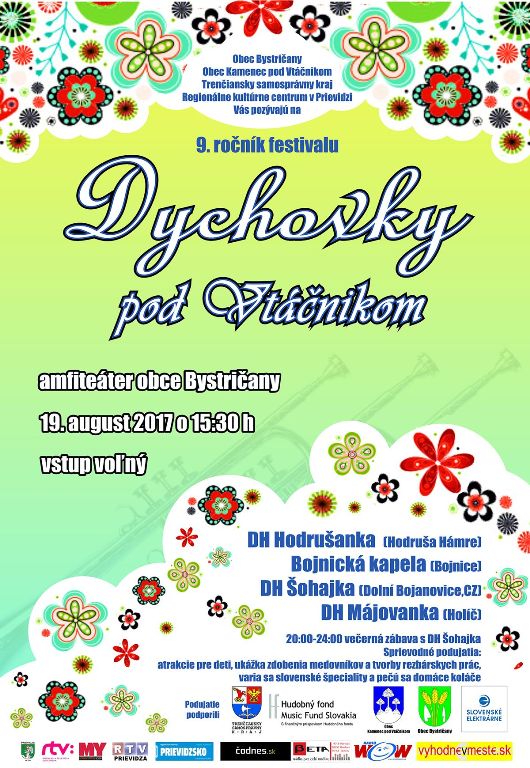 Dychovky pod Vtáčnikom 2017 - plagát