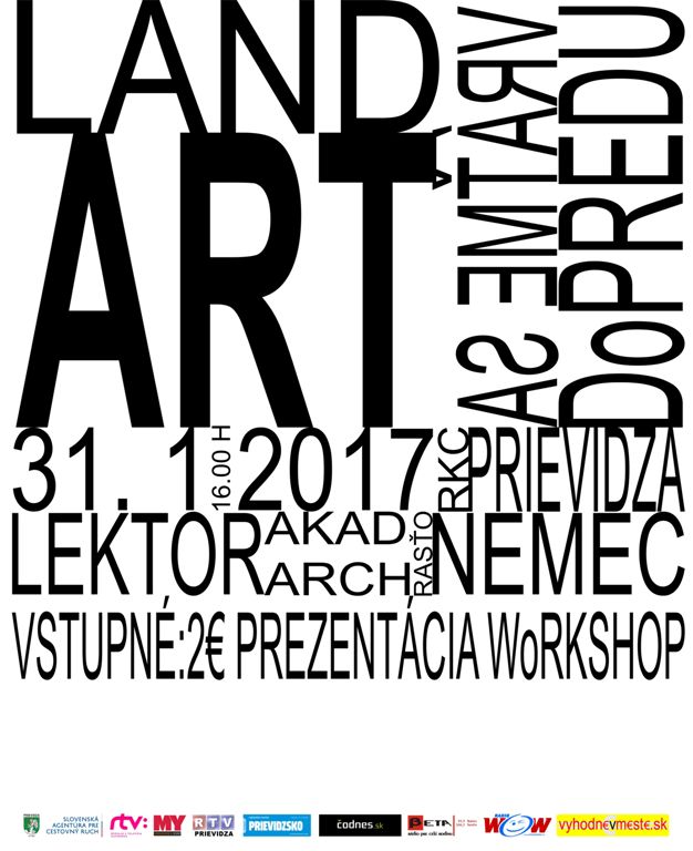 Workshop Vráťme sa dopredu - land art - plagát