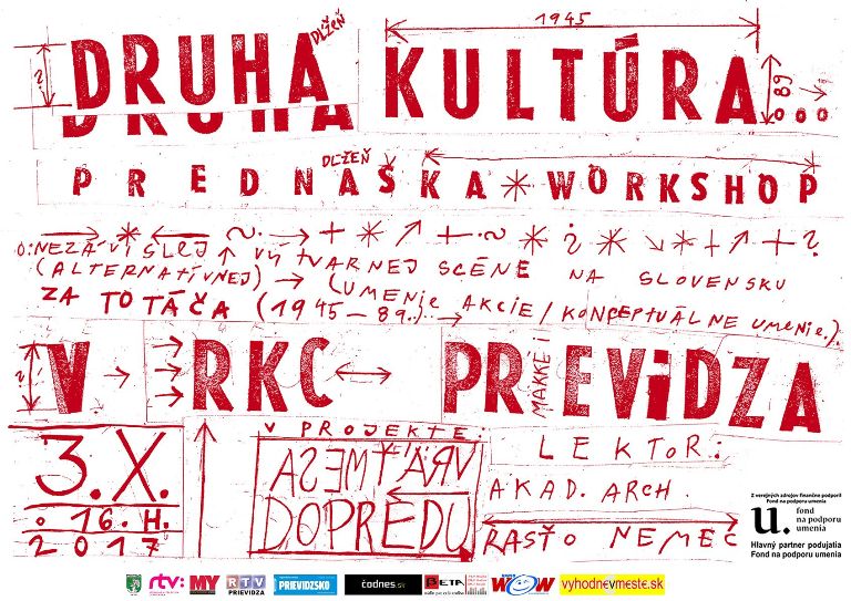 Workshop Vráťme sa dopredu - slovenské výtvarné umenie po 2. svet.vojne - plagát