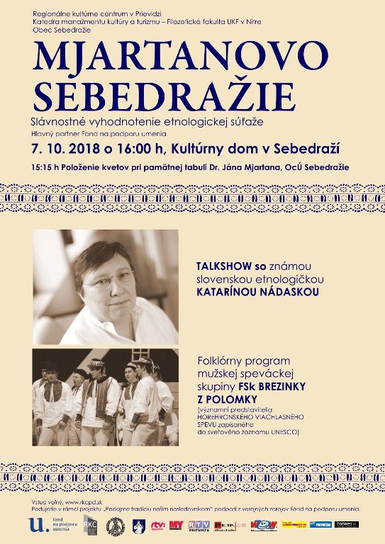 Mjartanovo Sebedražie 2018 - plagát