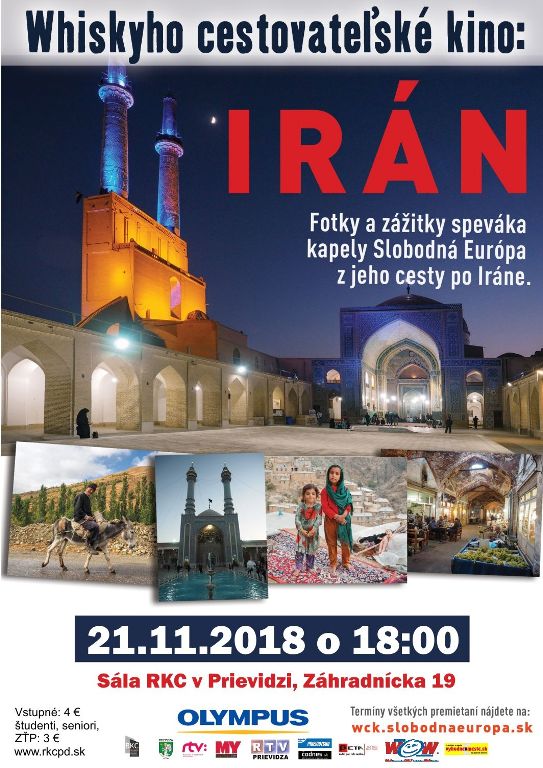 Whiskyho cestovateľské kino: Irán - plagát