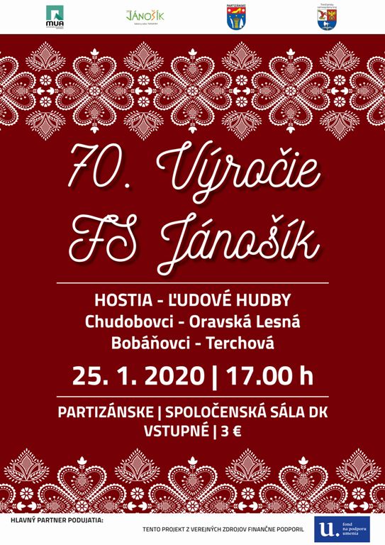 70. výročie FS Jánošík
