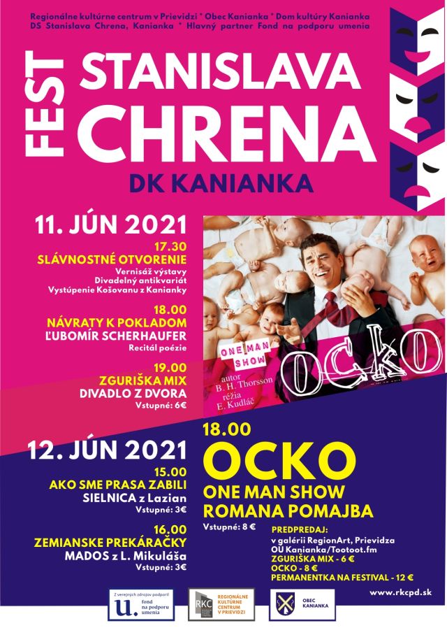 Festival Stanislava Chrena 2021 - plagát