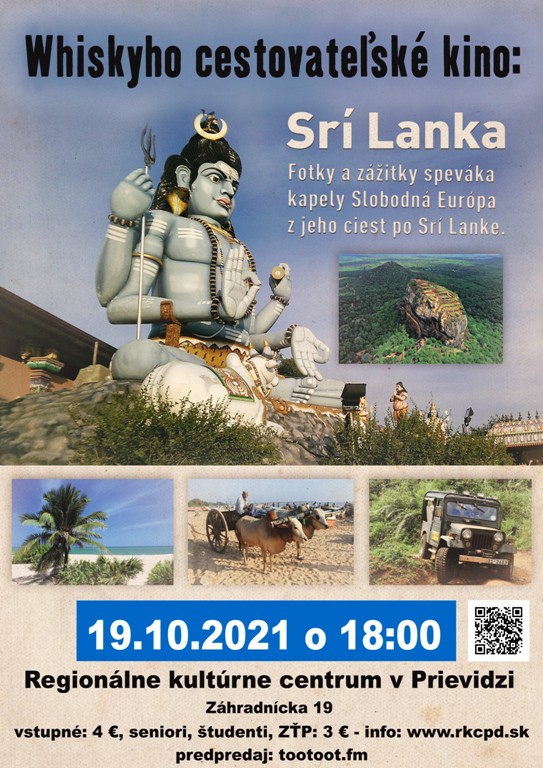 Whiskyho cestovateľské kino: Srí Lanka - plagát