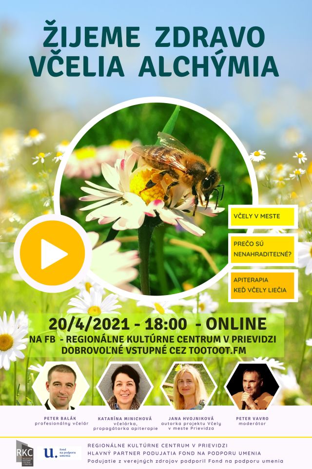 Žijeme zdravo: Včelia alchýmia - plagát