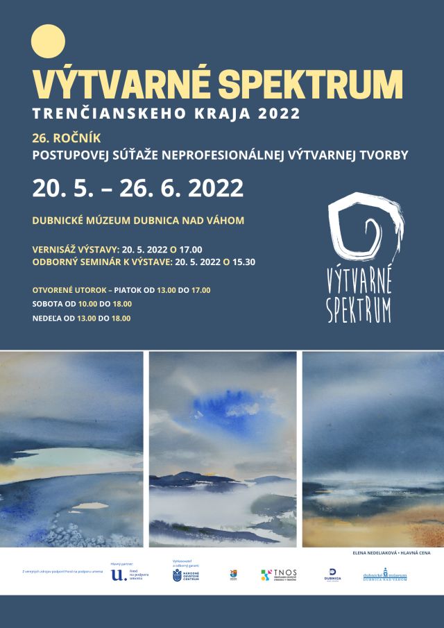 Výtvarné spektrum 2022 Trenčín - plagát