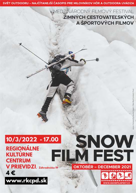Snow Film Fest 2021 - plagát