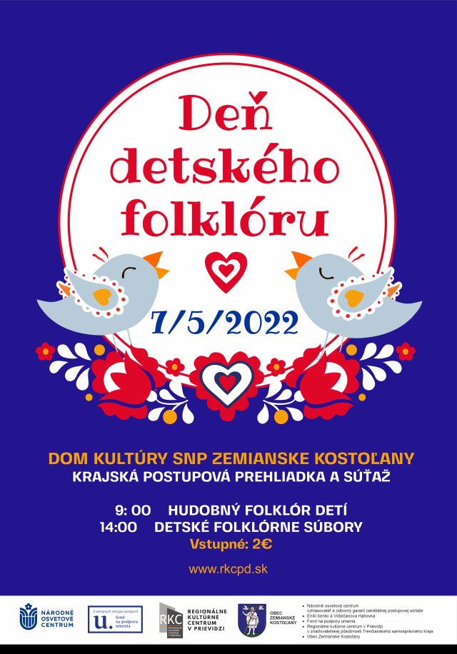 Deň detského folklóru - plagát