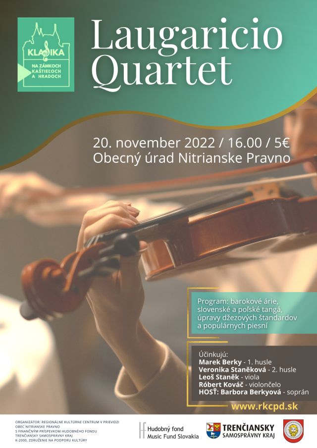 Nedeľná klasika: Laugaricio Quartet - plagát