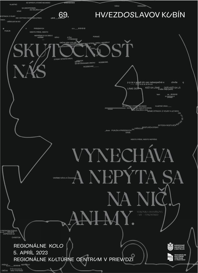Hviezdoslavov Kubín regionálne kolo 2023 - plagát