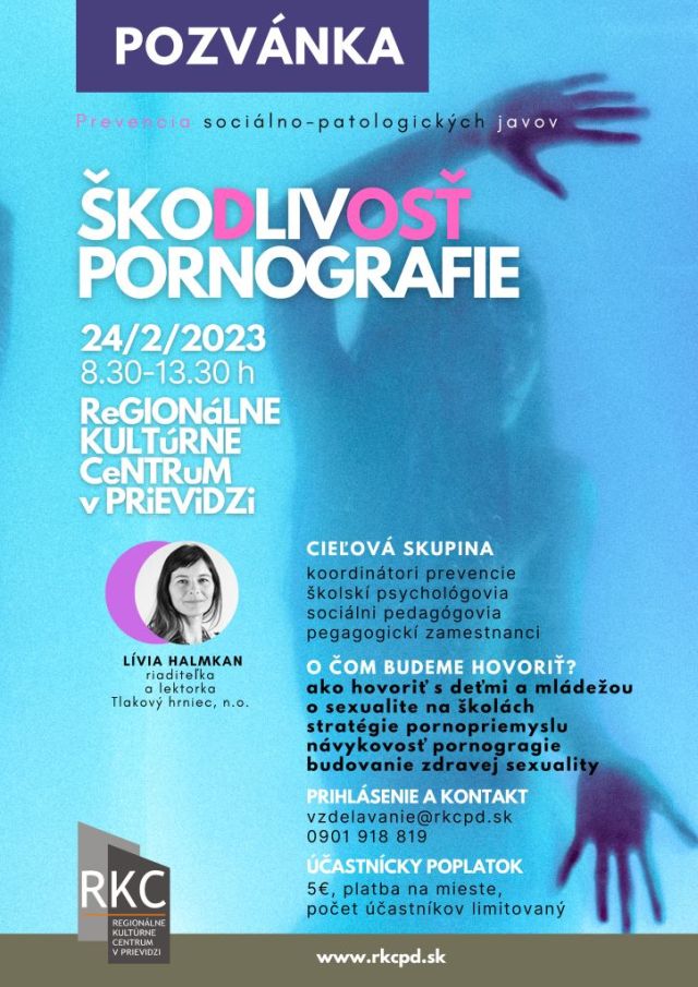 Škodlivosť pornografie - plagát