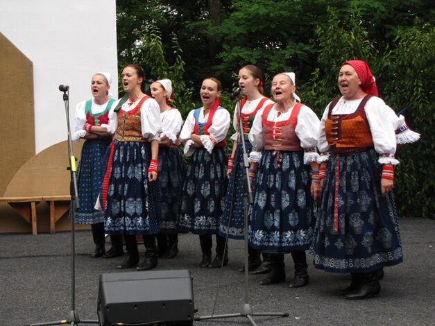 Vystúpenie ženskej skupiny FSk Lubená z Poluvsia