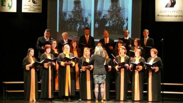 Vystúpenie Chrámového speváckeho zboru Fraňa Madvu z Nitrianskeho Rudna