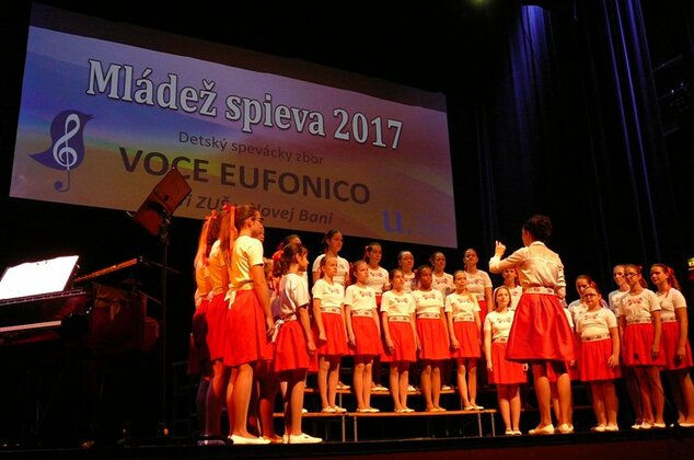 Súťažiaci zbor - Detský spevácky zbor Voce Eufonico pri ZUŠ Nová Baňa (9. jún)