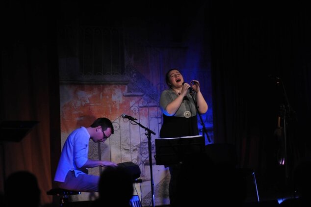 Daniel Špiner (klavír) a Katarína Koščová (spev) - (copyright ladislav klacansky 2017)