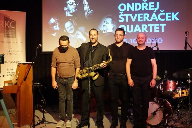 Jazzové zoskupenie Ondřej Štveráček Quartet 