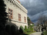 Nádvorie Smolenického zámku