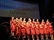 Súťažiaci zbor - Dievčenský spevácky zbor Ozvena z Vranova nad Topľou (9. jún)