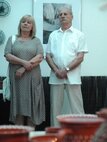 Spoluautori výstavy - Izabela a Anton Chylovci (hrnčiarstvo)