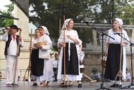 Stretnutie – doma a vo svete - program folklórnych skupín hornej Nitry - Boršina