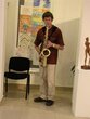 Sprievodná hudba Ľubomíra Mondočku na saxofóne
