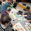 Workshop “Dekalk“ - surrealistická technika maľby