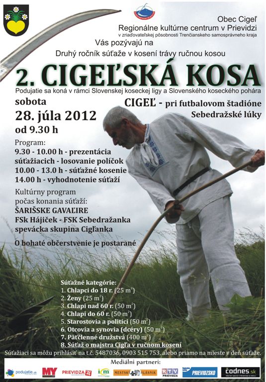 Cigeľská kosa - plagát