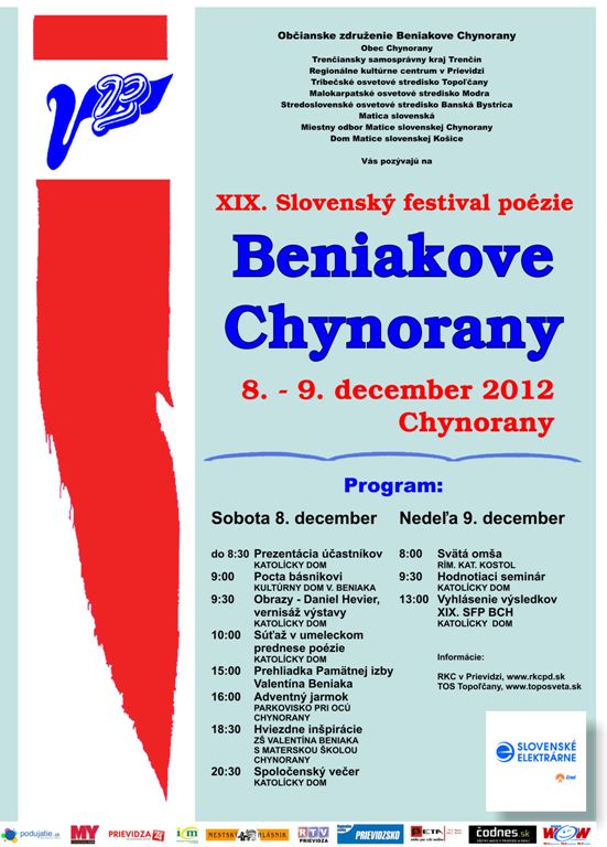 Beniakove Chynorany - plagát