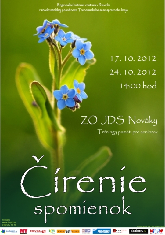Čírenie spomienok - plagát