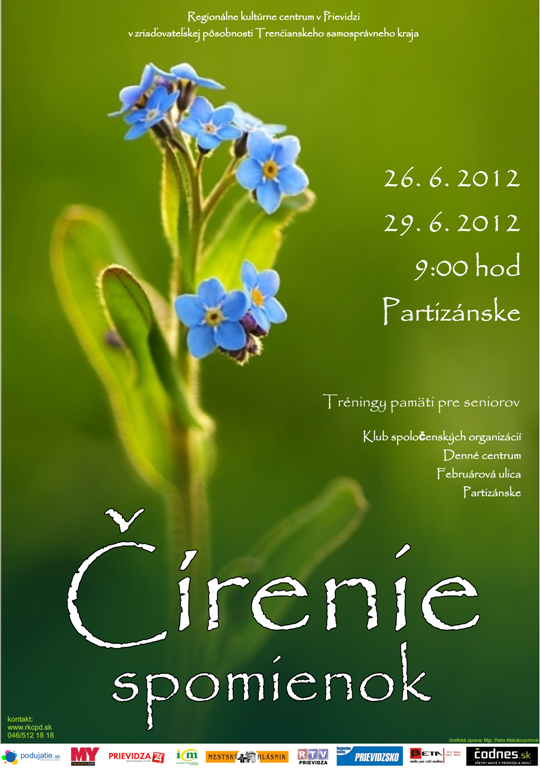 Čírenie spomienok - plagát