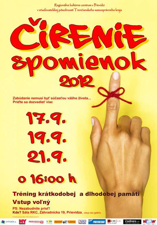 Čírenie spomienok - plagát