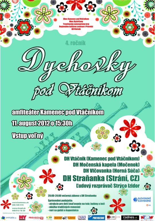 Festival dychových hudieb - plagát