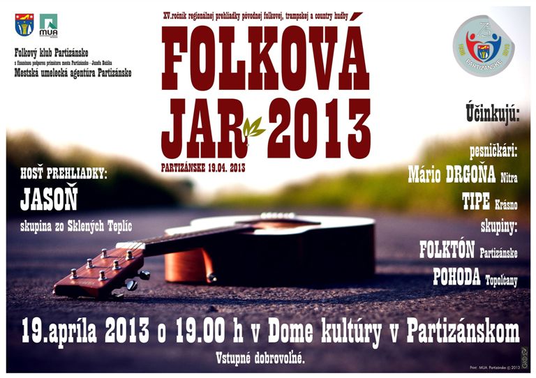 Folková jar 2013 - plagát