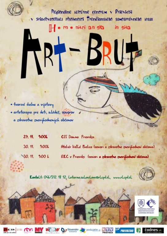 Hornonitrianska insita / Art Brut - plagát