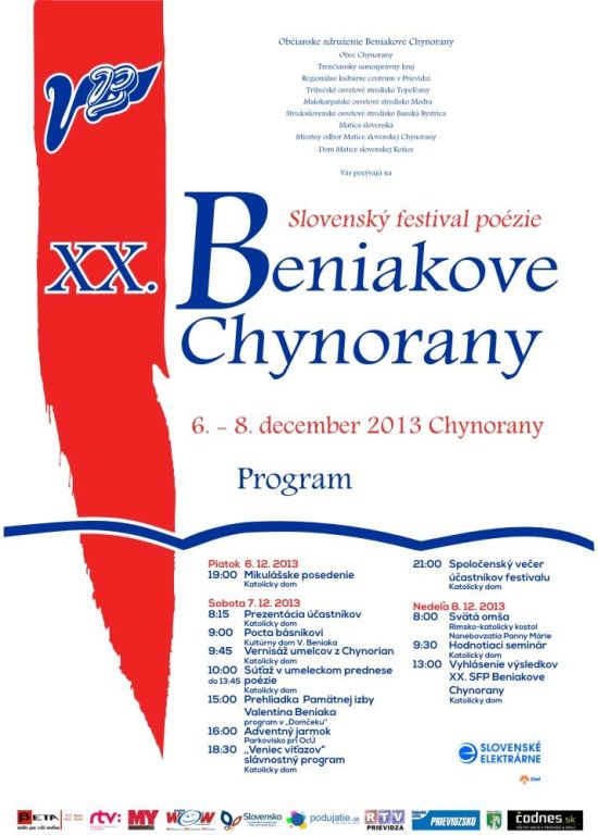Beniakove Chynorany - plagát