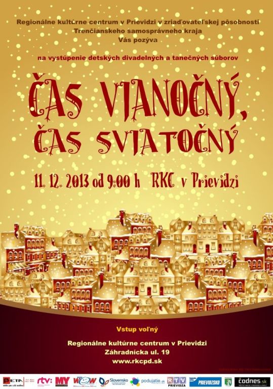 Čas vianočný - čas sviatočný - plagát