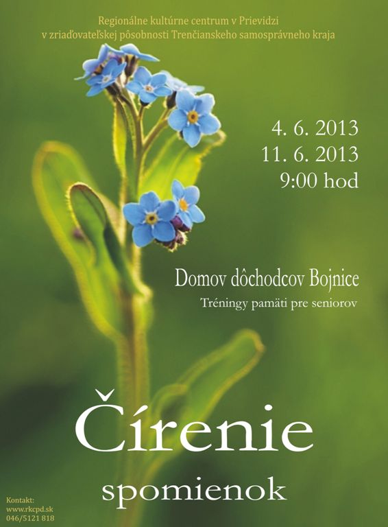 Čírenie spomienok - plagát
