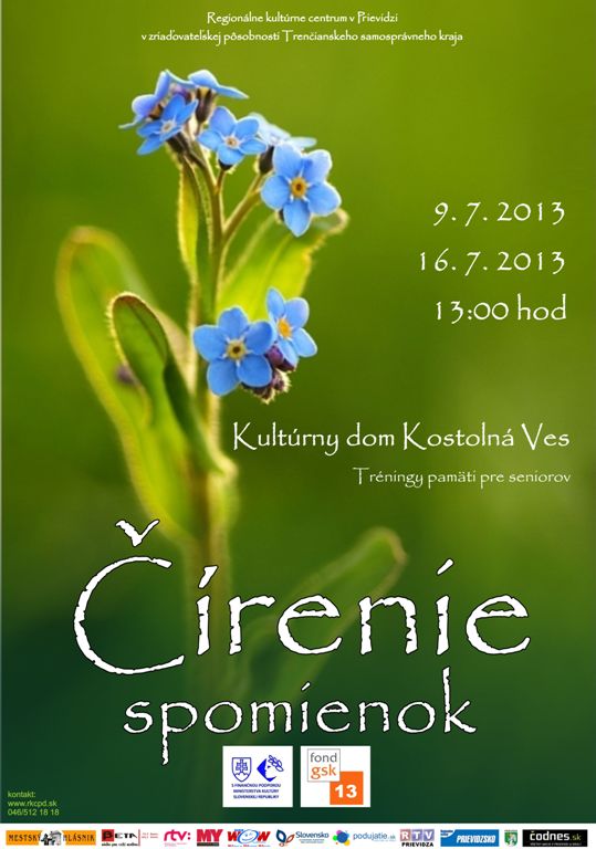 Čírenie spomienok - plagát