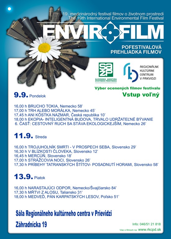 Envirofilm 2013 - plagát