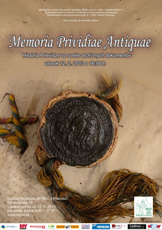 Memoria Prividiae Antique - plagát