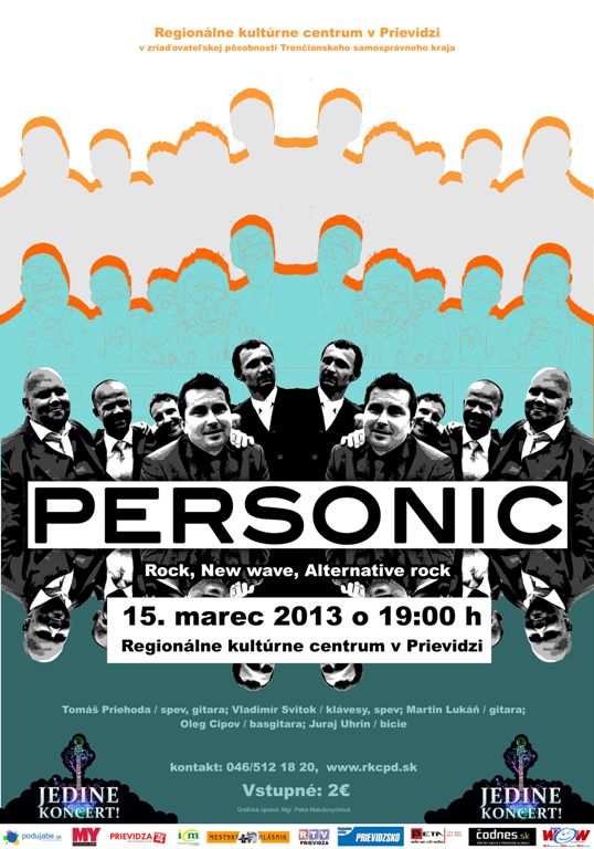 ... Jedine koncert! Personic - plagát